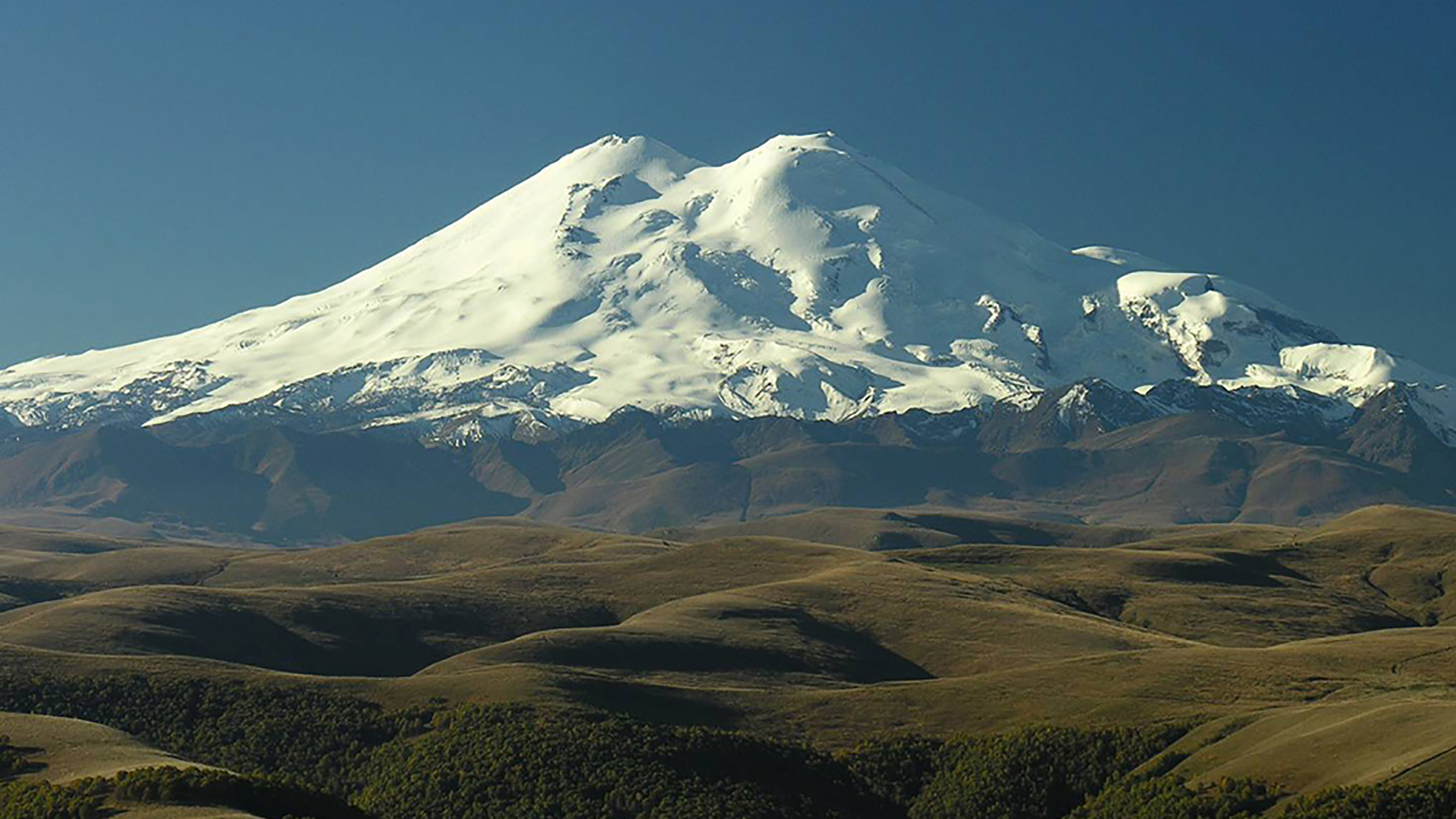 Вид на Эльбрус