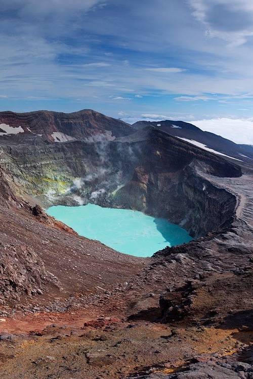 У подножия вулкана Малый Семячик