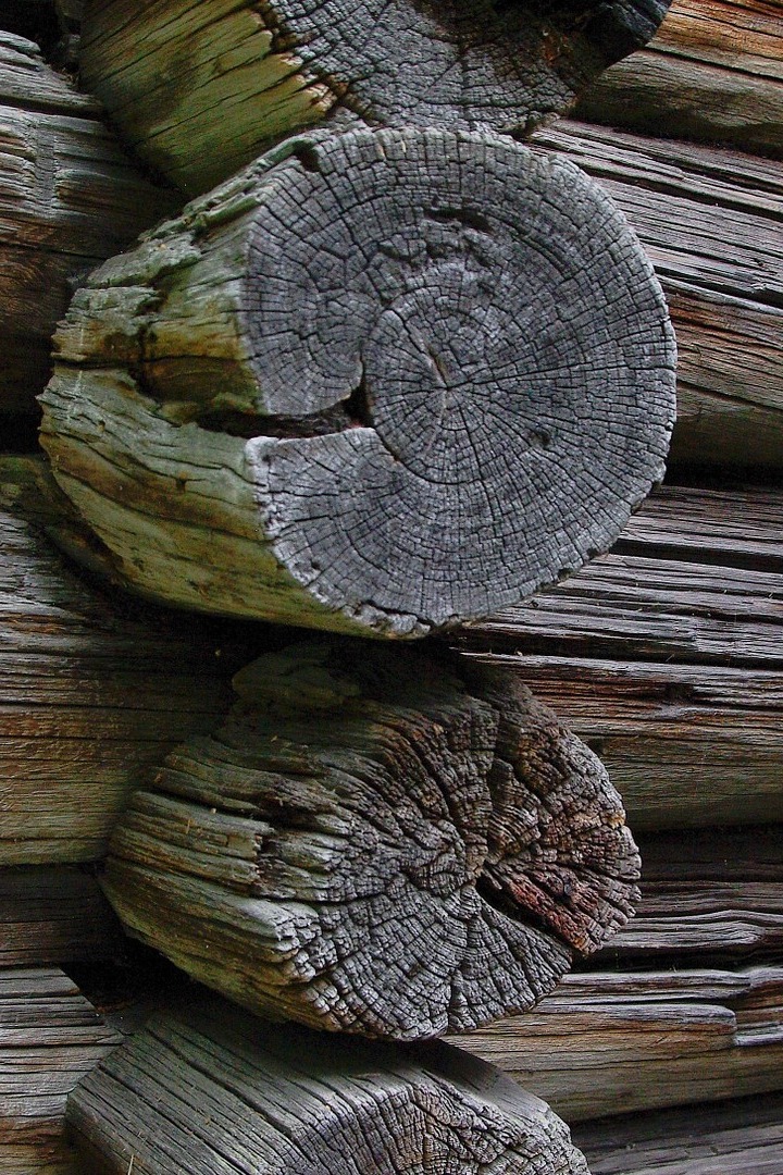 Удивительные бревенчатые дома