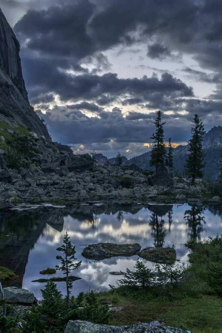 Ергаки. Озеро Таёжный глаз