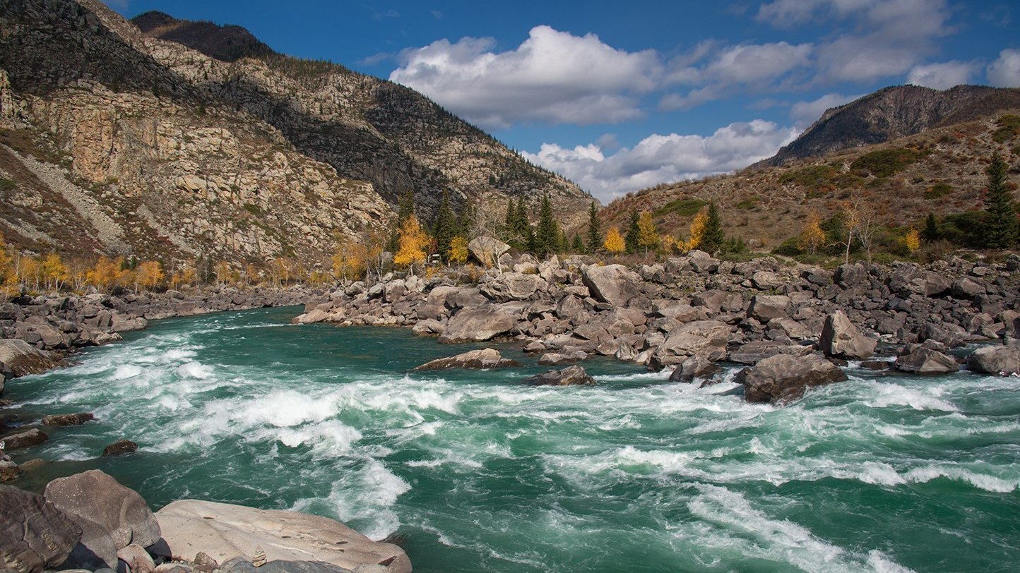 Реки Чуя и Катунь