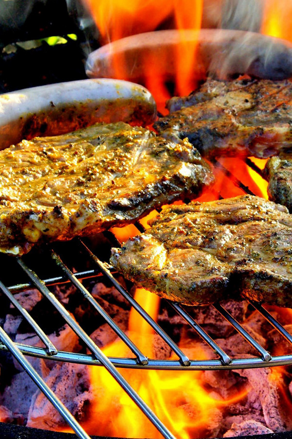 Еда на огне