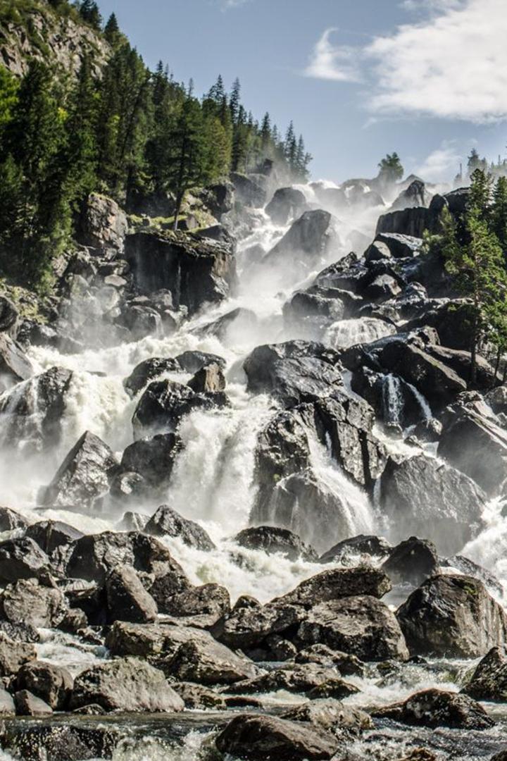 Большой Чульчинский водопад