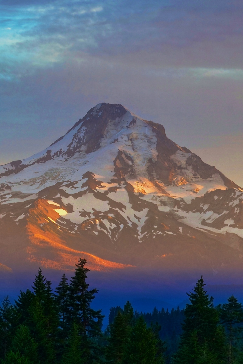 Закат на хребте Башарт