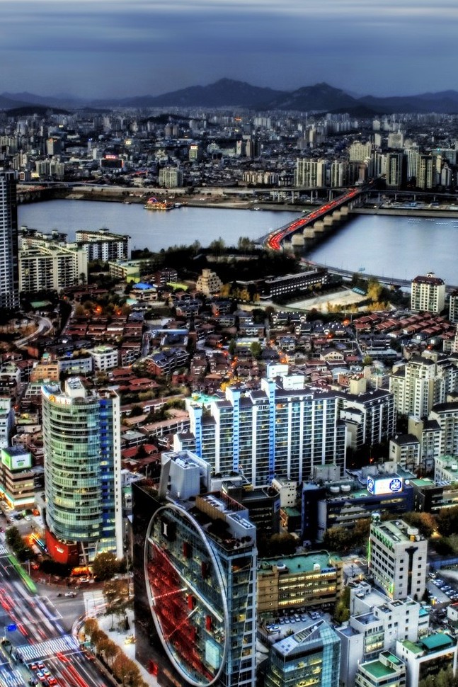 Корея с высоты птичьего полёта