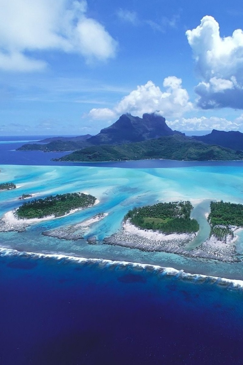 Острова в океане