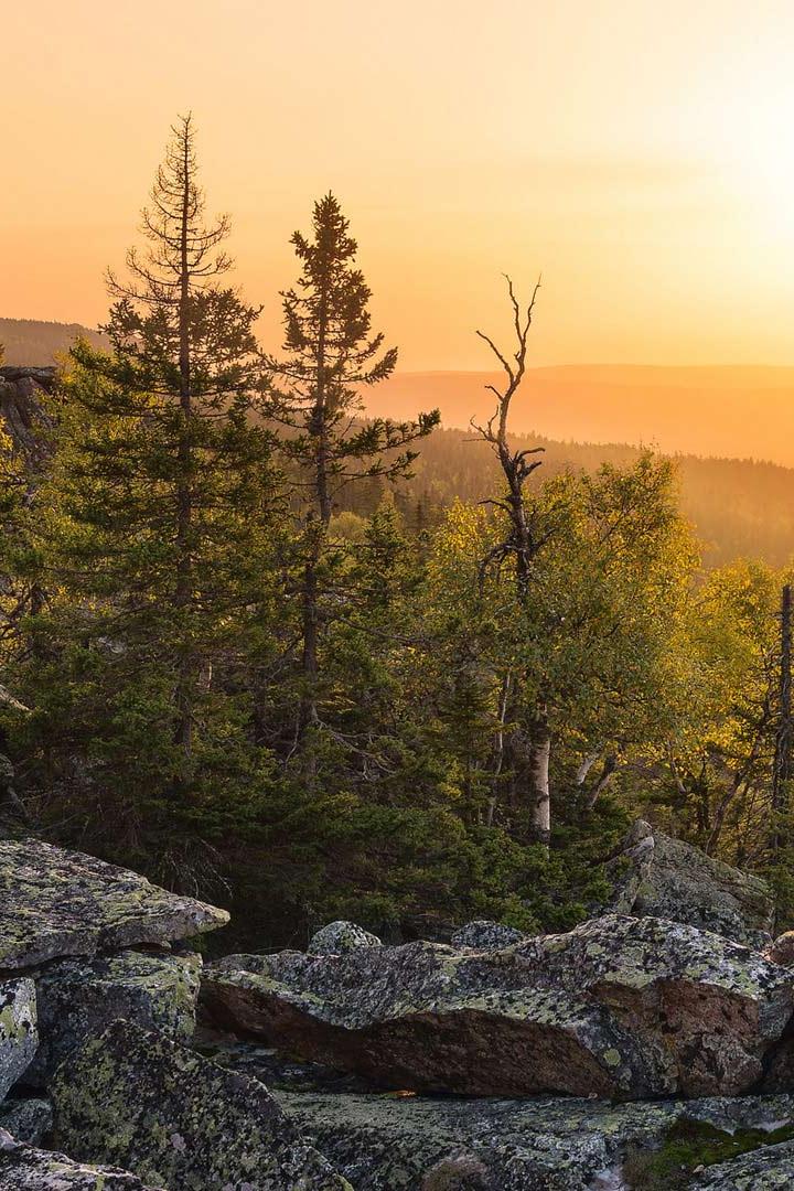 В горах Урала