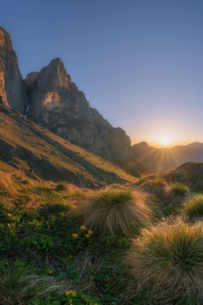 Рассвет на перевале Цей-Лоам
