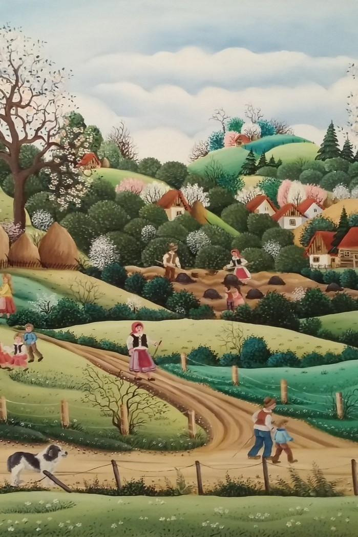 Наивное искусство: Когда человек смотрит, один находит!