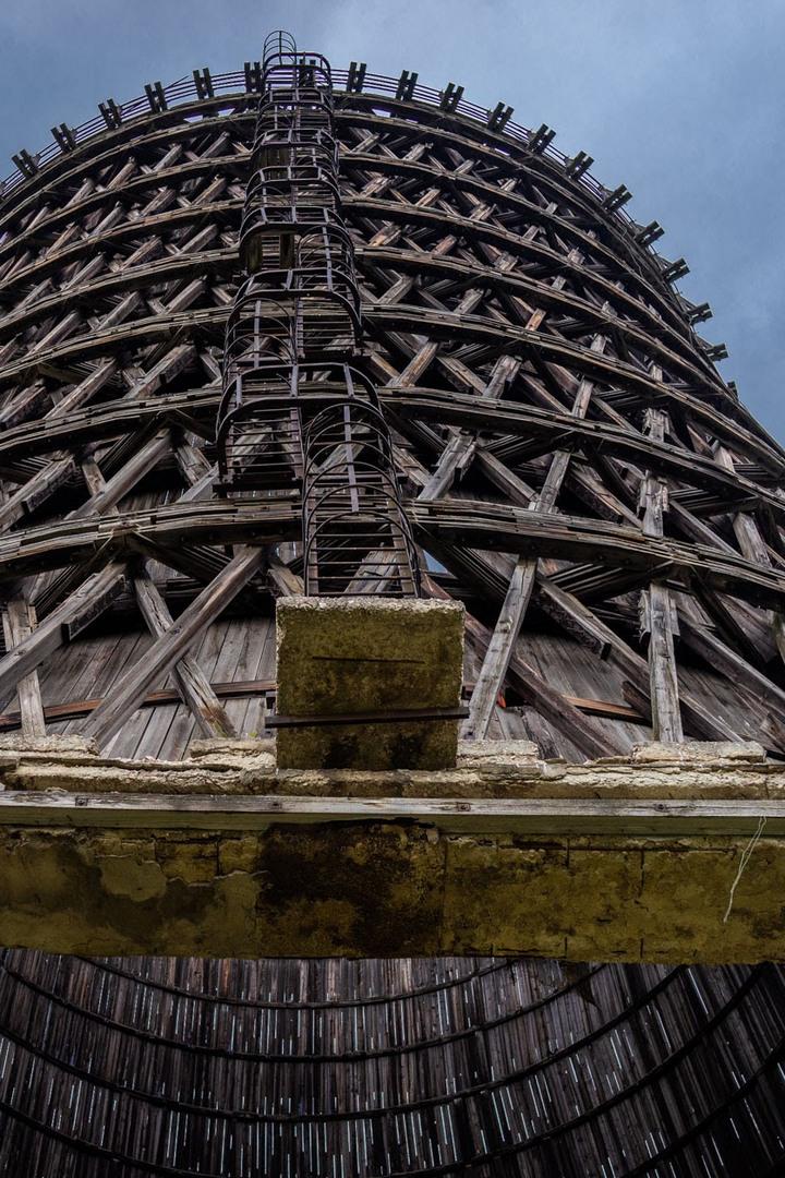 Деревянная градирня