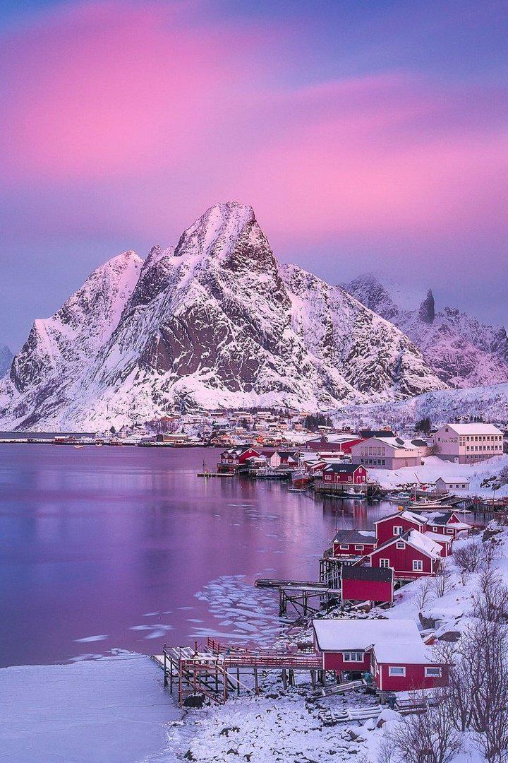 Зима в Норвегии