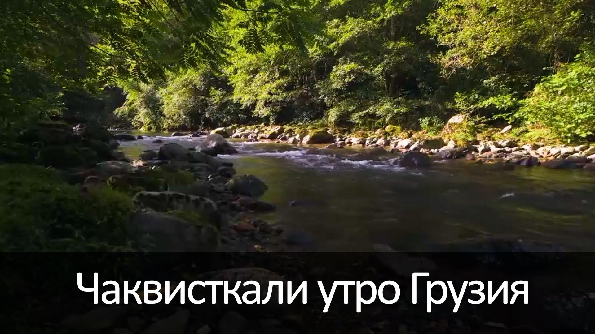 Чаквисткали утро Грузия