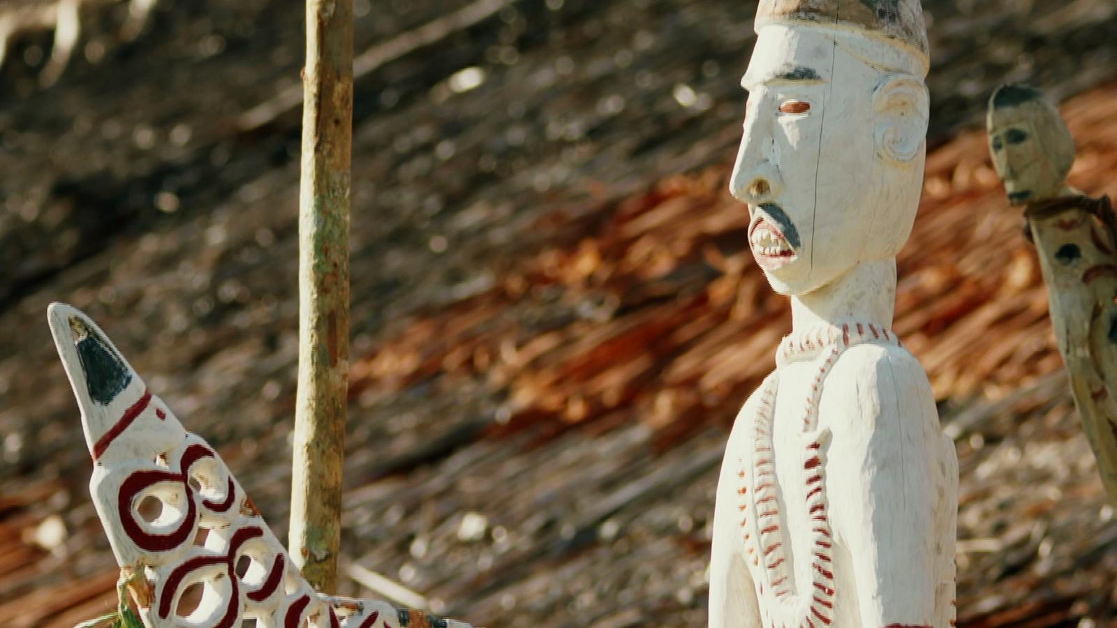 Уникальные скульптуры, искусство Асматов. Западное Папуа