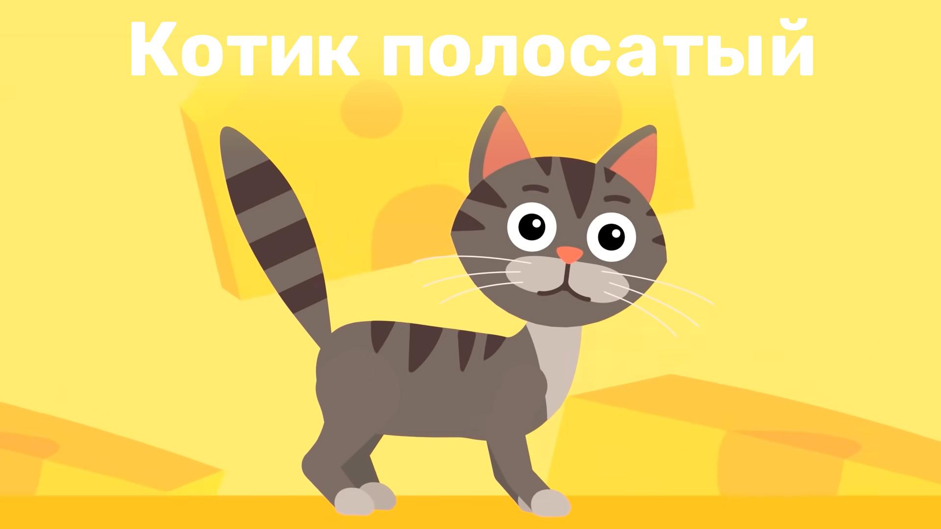 Котик полосатый