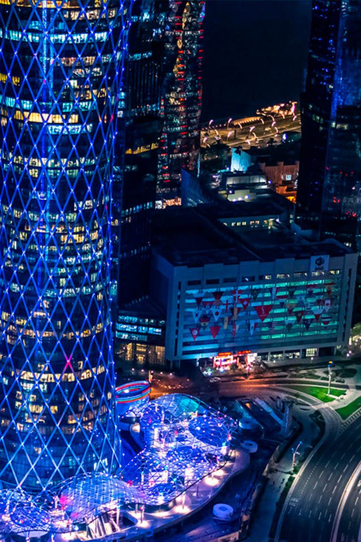 Вид сверху: Величие Катара