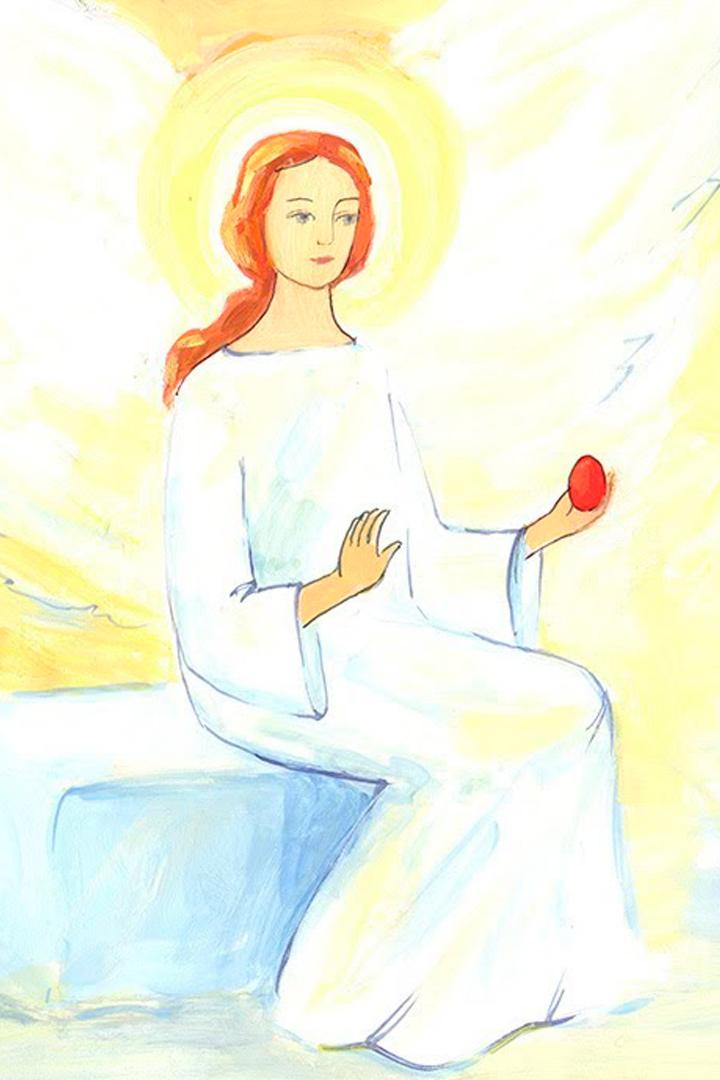 Мироносицы, следующие за Христом