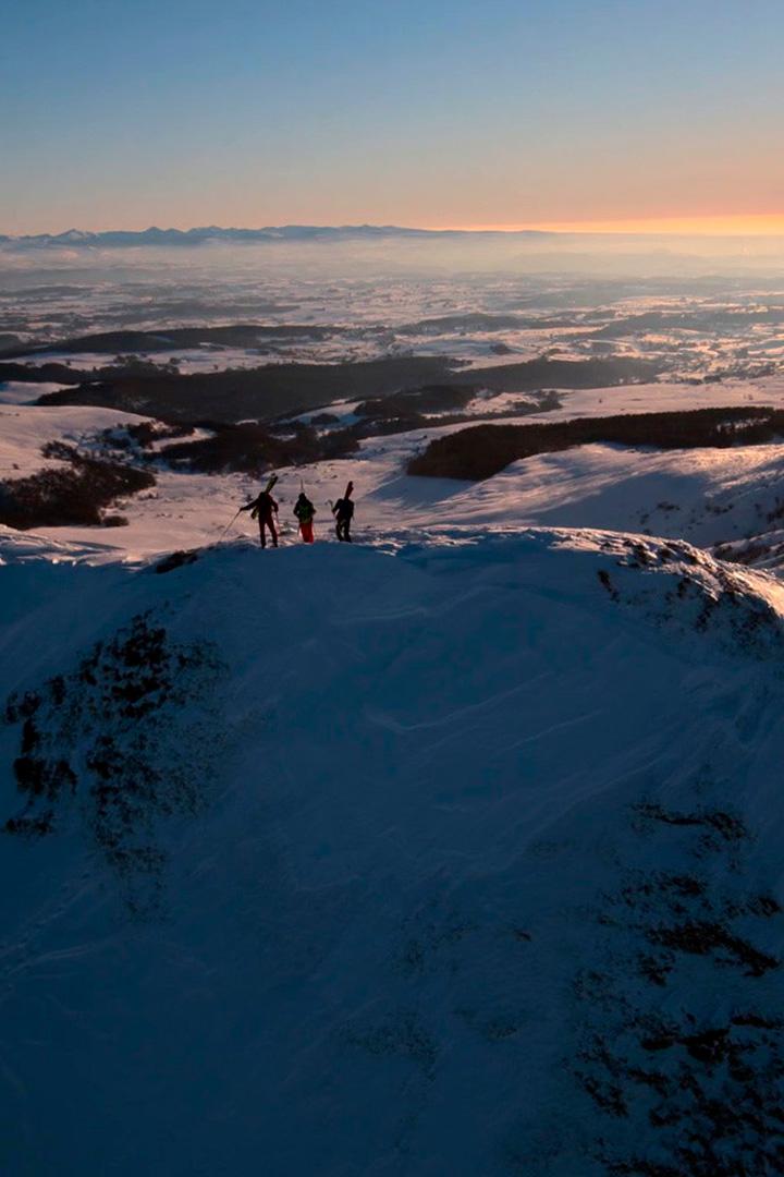 Лыжная прогулка по Оверни
