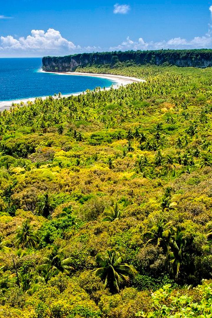 Промышленная зона Макатеа в Полинезии