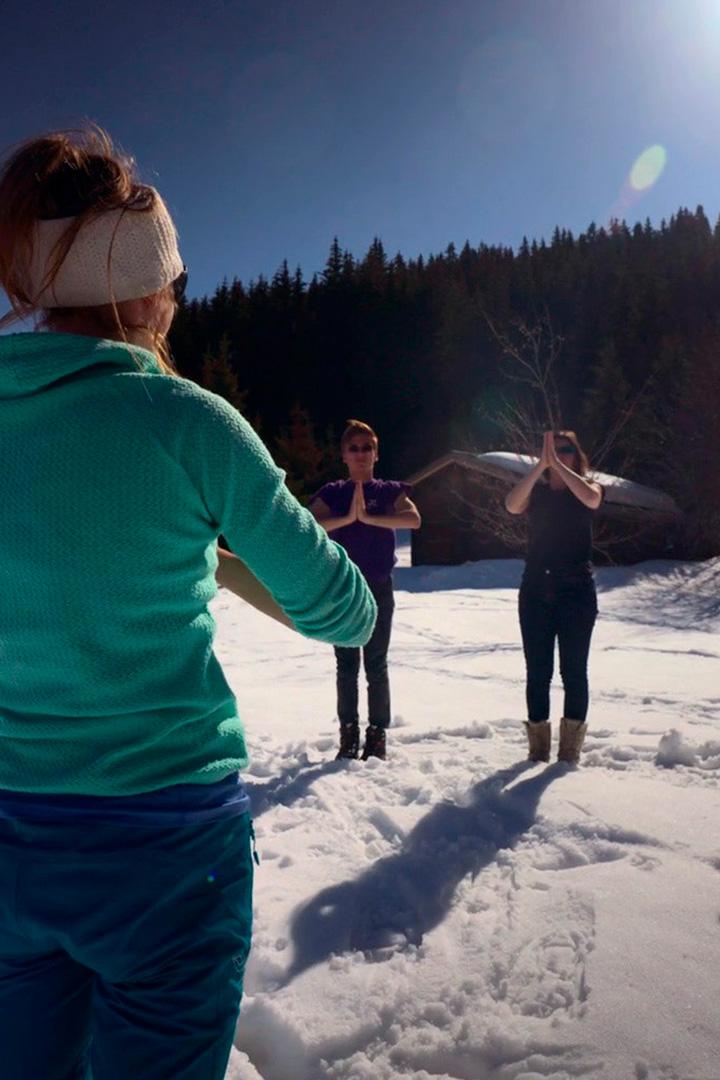 Йога в Альпах