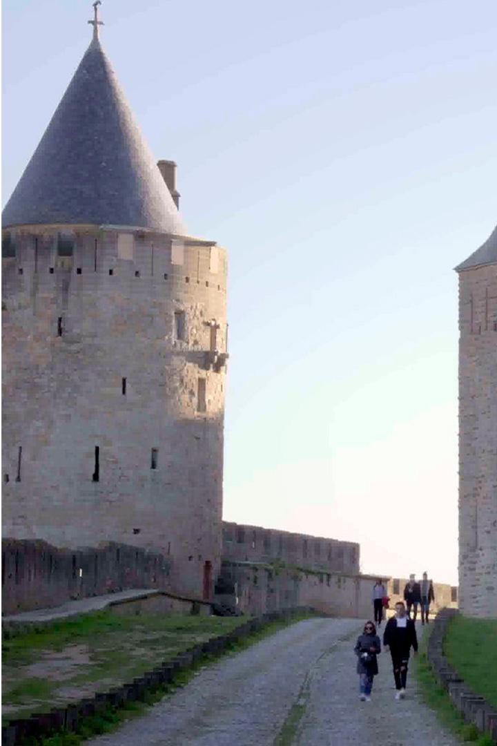 Город Каркасон региона Окситания