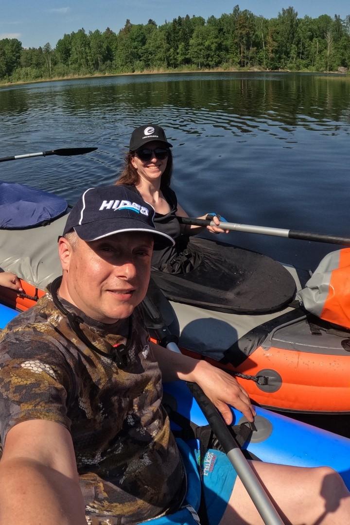 Сплав на байдарках - Лютые походники